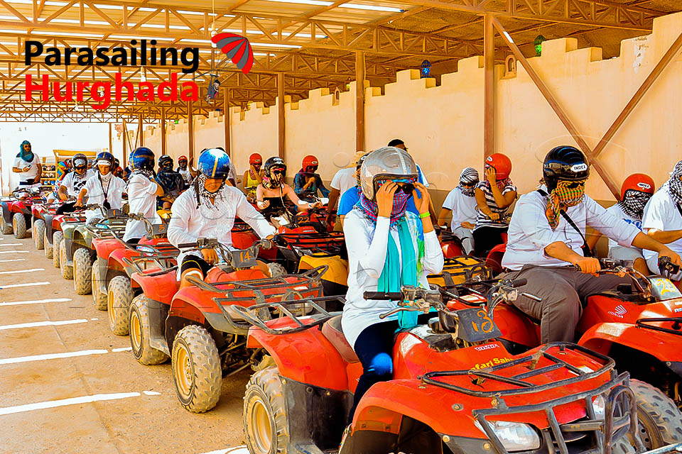 Fun Day Package Quad Bike and Parasailing, Turkish Bath with Massage